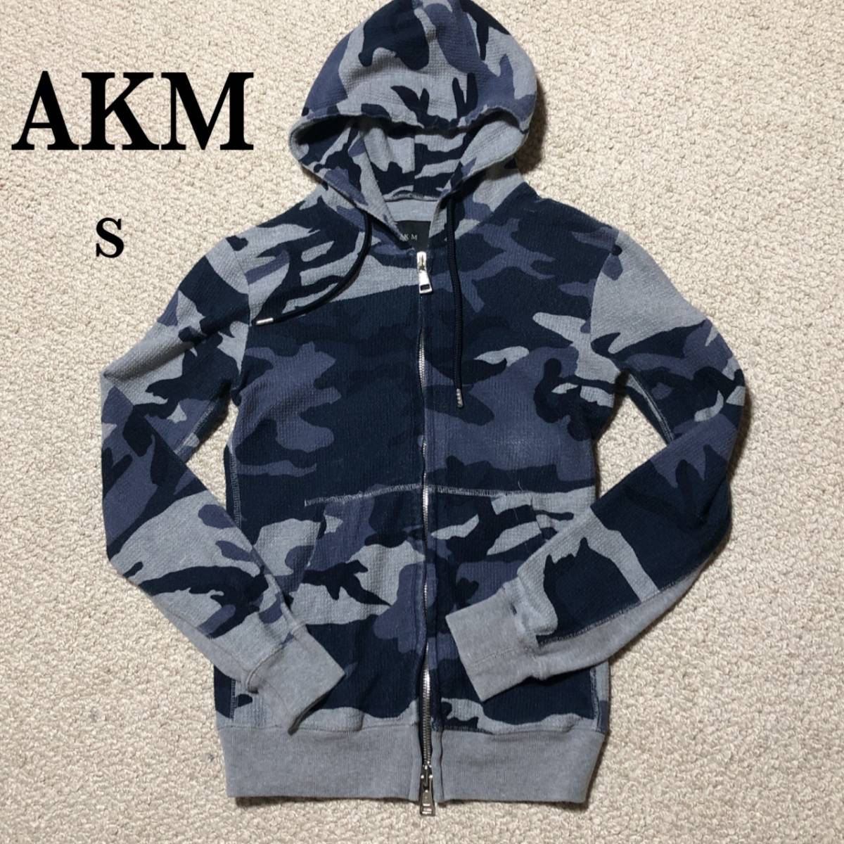 AKM 迷彩 パーカ エイケイエム オリジナル からみ風ジャージ S/AKM ORIGINAL KARAMI JERSEY COLLECTION_画像1