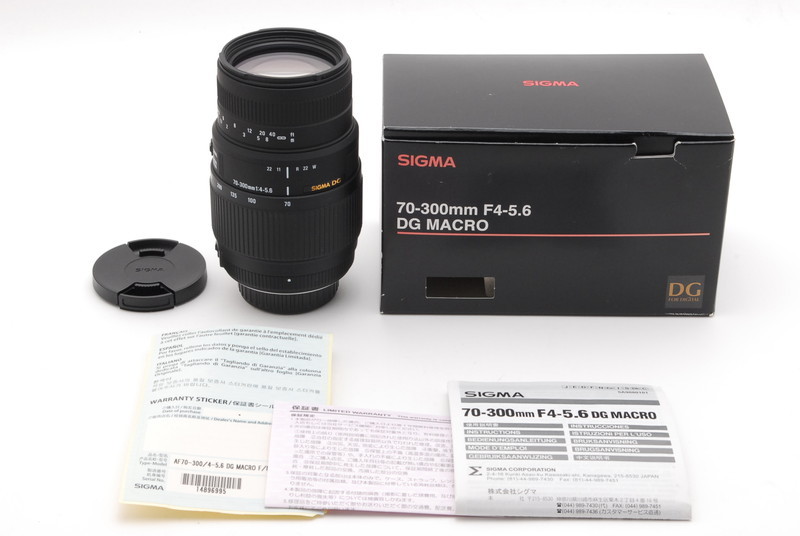 ☆新品レベル☆SIGMA 70-300mm F4-5.6 DG MACRO For Nikon フルサイズ