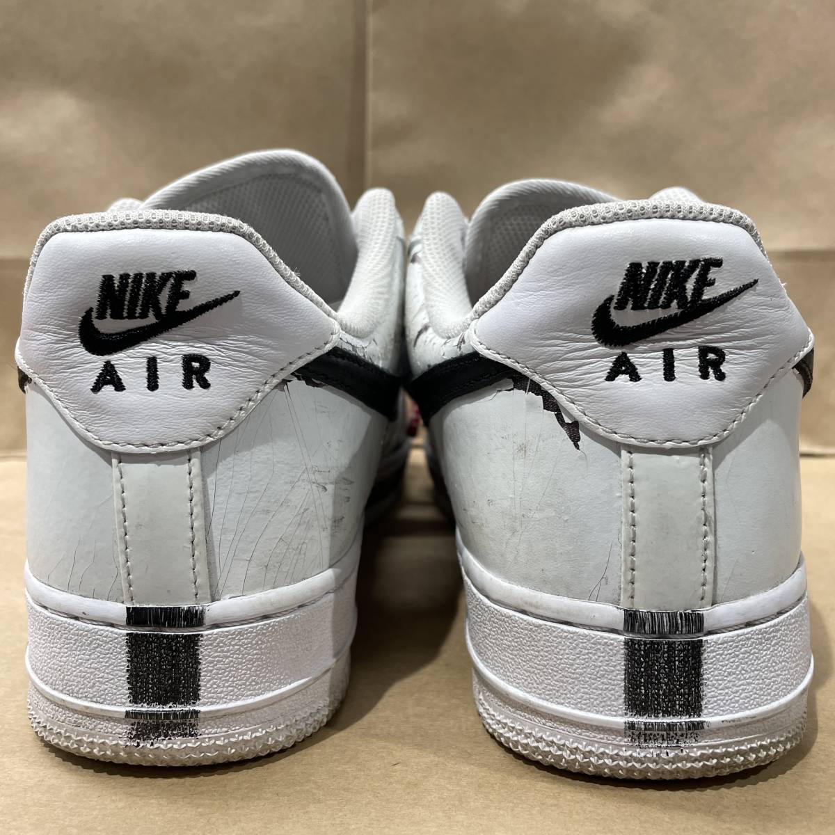 US8 26cm NIKE AIR FORCE 1 PARA-NOISE DD3223-100 WHITE/BLACK エア フォース1 パラノイズ ピースマイナスワン G-DRAGON PEACEMINUSONE_画像6