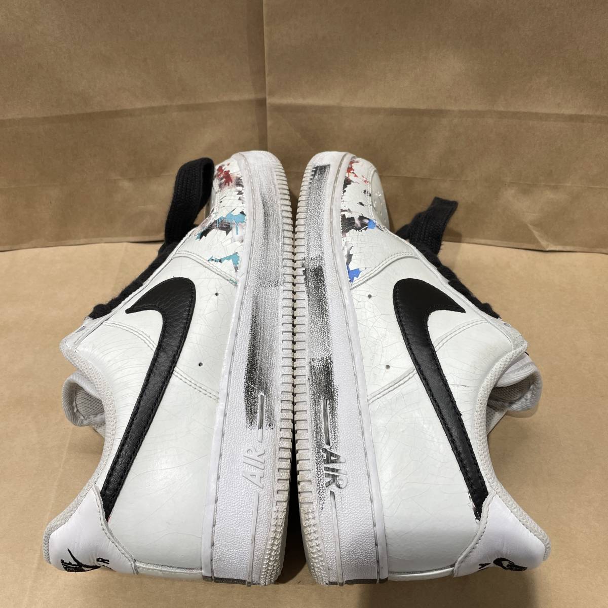 US8 26cm NIKE AIR FORCE 1 PARA-NOISE DD3223-100 WHITE/BLACK エア フォース1 パラノイズ ピースマイナスワン G-DRAGON PEACEMINUSONE_画像5