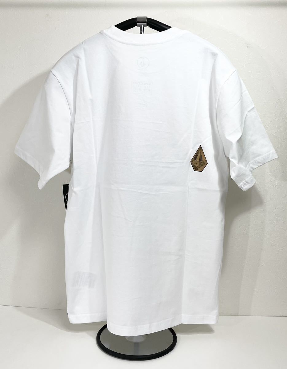 VOLCOM ボルコム AF012210WHT メンズ Sサイズ 半袖Tシャツ 厚手生地のプリントティー PrintTee ホワイト色 ヴォルコム 新品 即決 送料無料_画像2