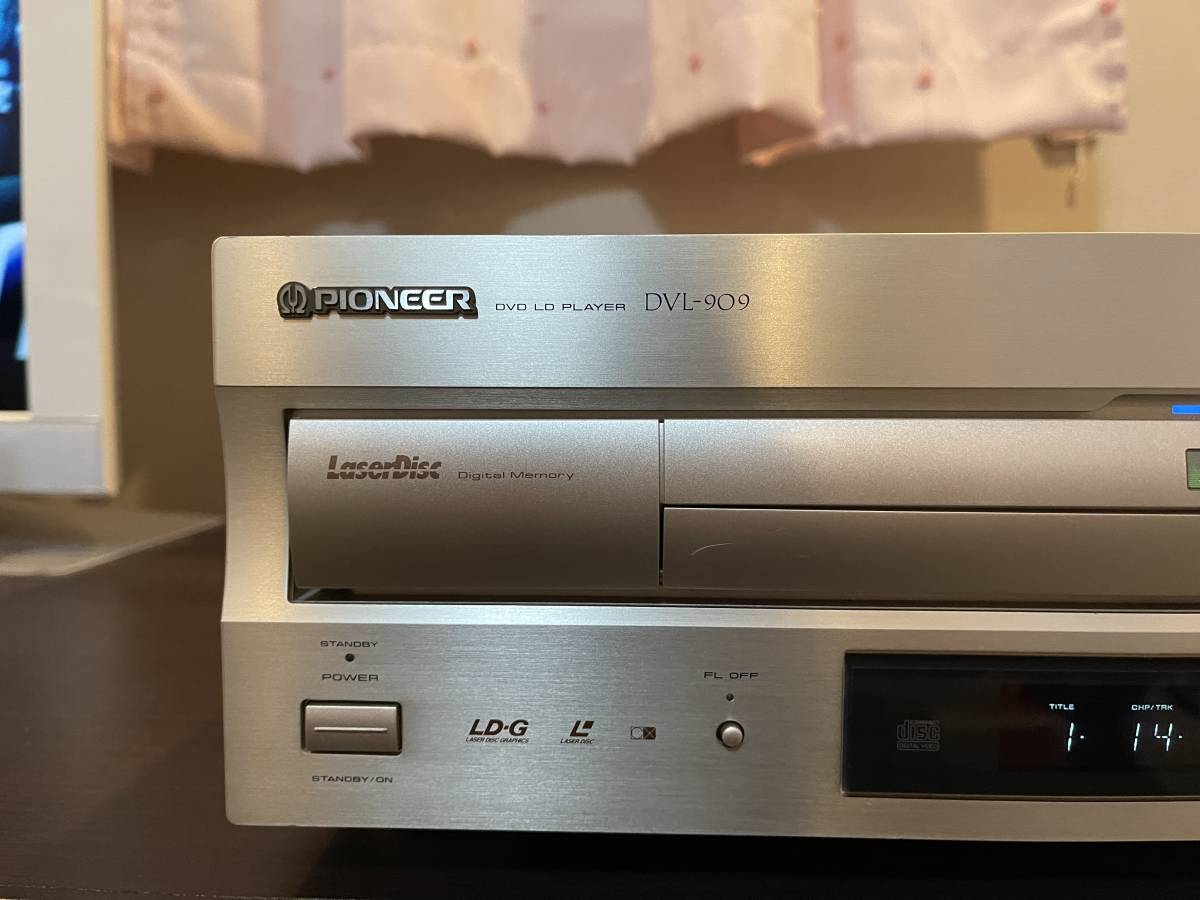 メンテナンス済みの美品!パイオニア DVL-909 純正リモコン付き