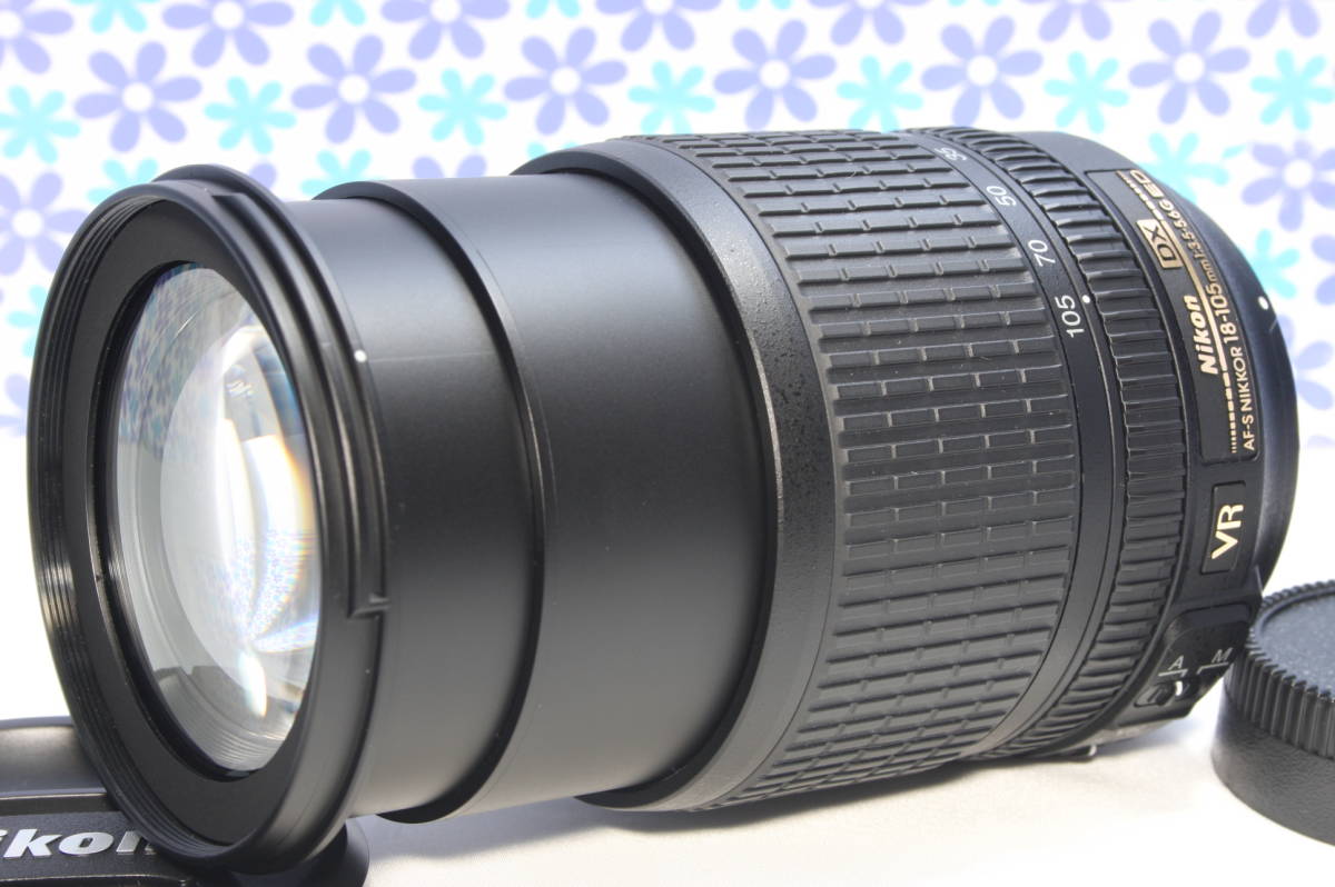 極上美品 Nikon ニコン AF-S 18-105mm VR 手振れ補正 人気望遠レンズ 