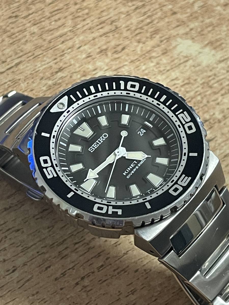 キャパシタ新品交換済み】激レアSEIKO SKA383 KINETIC キネティック 5M62-0BR0 美品 Caesar  シーザー｜PayPayフリマ