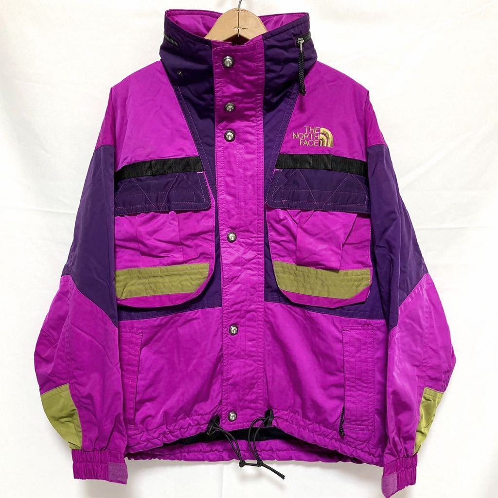 90s THE NORTH FACE ski wear 90年代 ザノースフェイス ロゴ マルチ