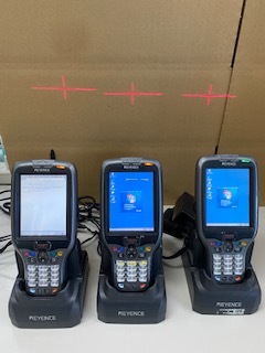 KEYENCE ハンディターミナル BT-W155 3台 KEYENCE ハンディターミナル BT-W155 3台