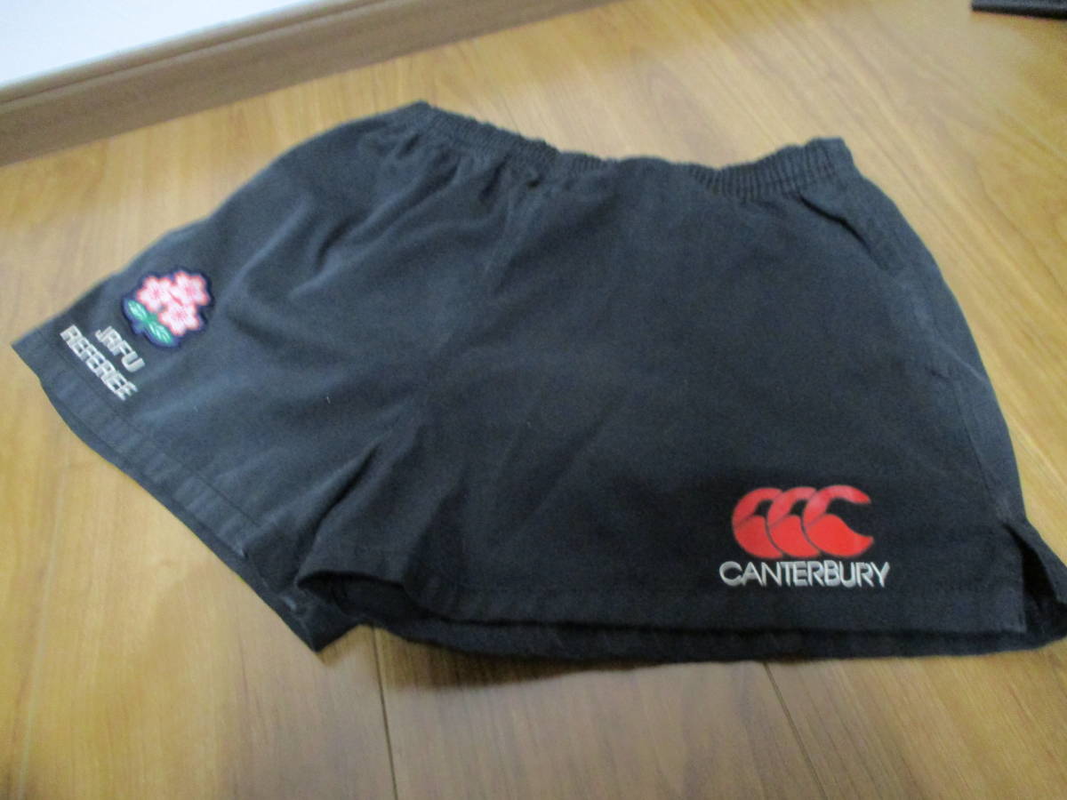 支給品 カンタベリー JRFU 日本ラグビーフットボール協会 レフリー ショートパンツ Mサイズ_画像3