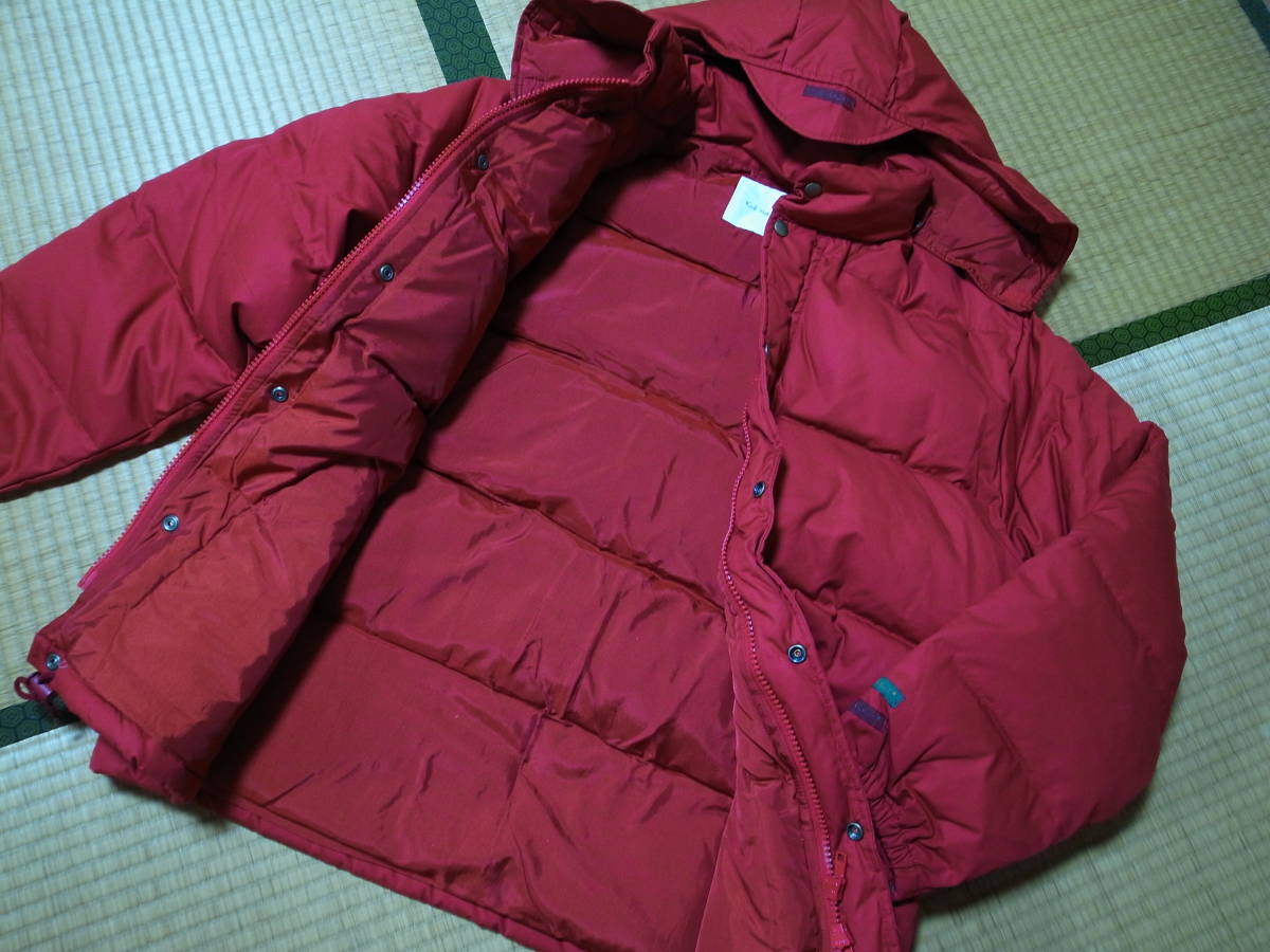  rare * ultimate beautiful goods *Karl Helmut Karl hell m* down jacket coat * removed possibility with a hood .* red * Pink House 