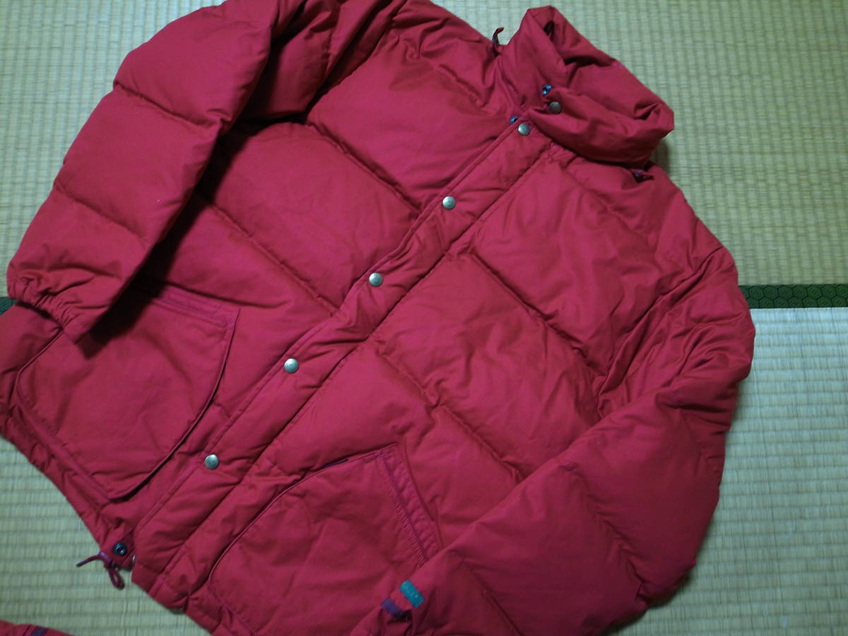  rare * ultimate beautiful goods *Karl Helmut Karl hell m* down jacket coat * removed possibility with a hood .* red * Pink House 