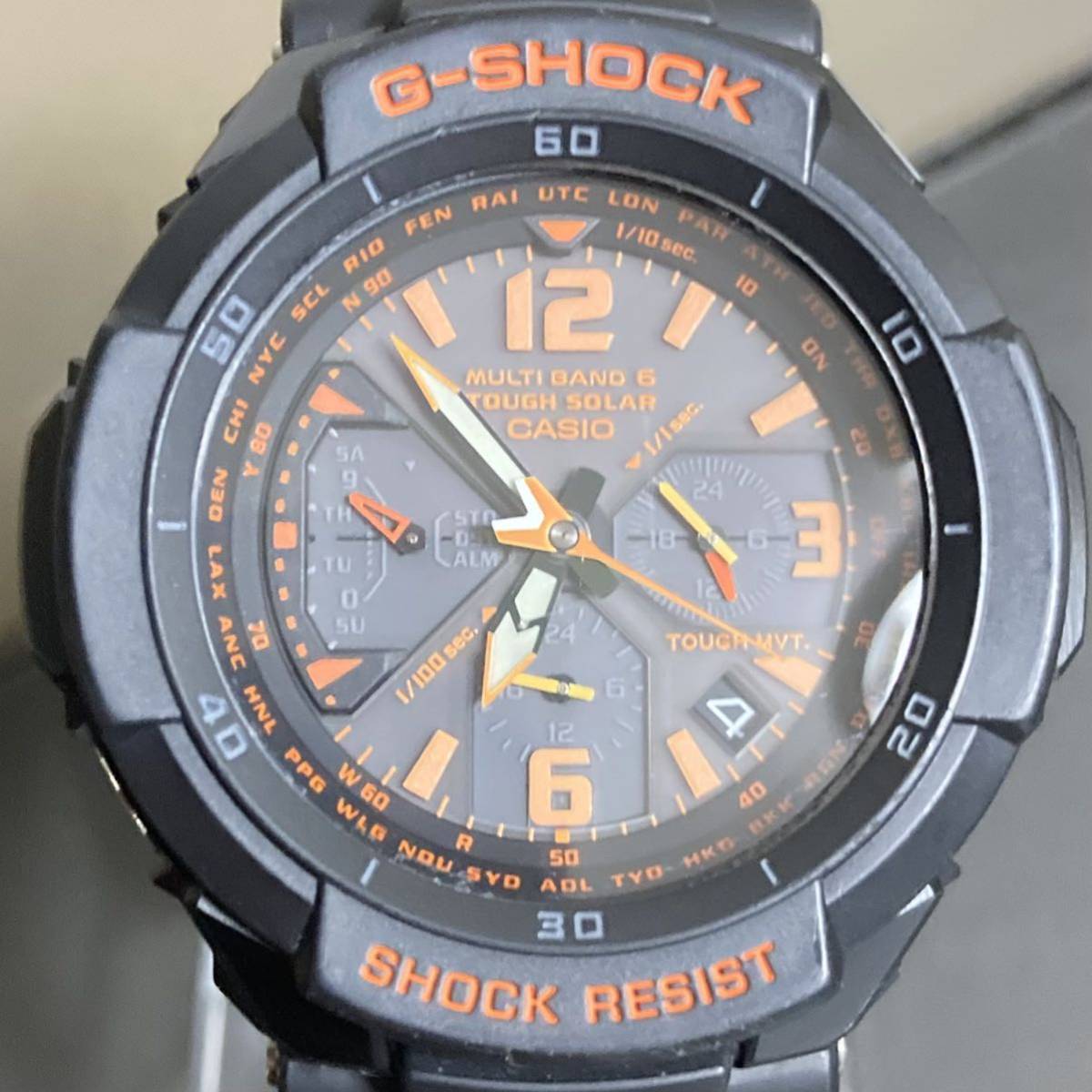 Yahoo!オークション - 美品 G-SHOCK GW-3000B-1AJF グラビテ...