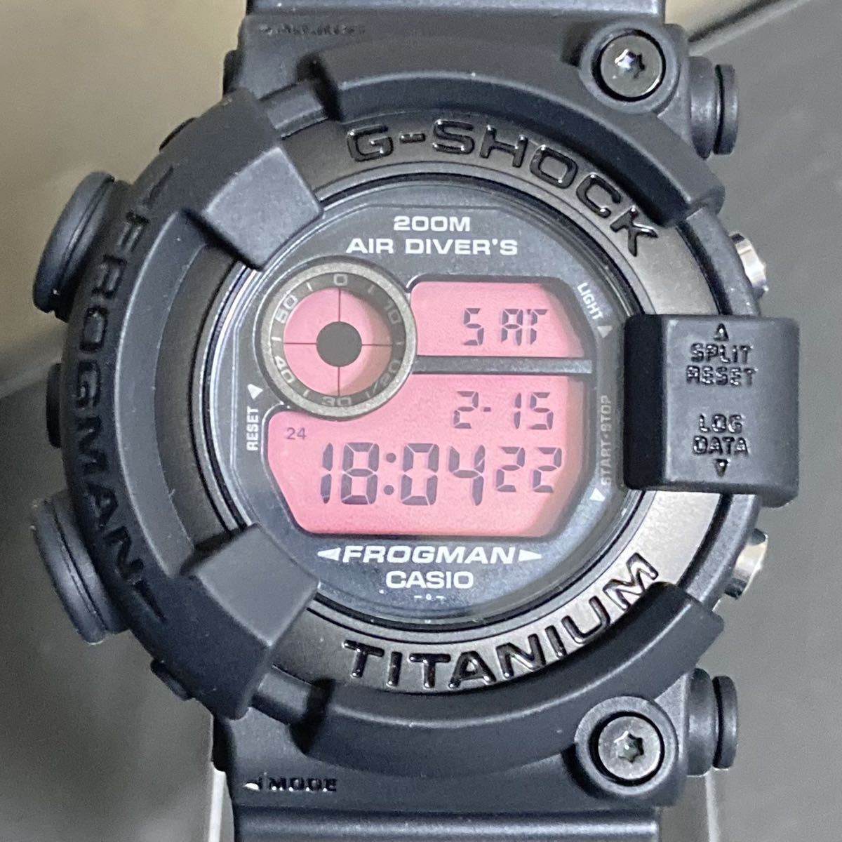 高価値 リアルブラックフロッグマン DW-8200 G-SHOCK CASIO - 腕時計(デジタル) - www.smithsfalls.ca