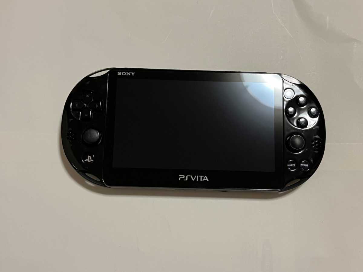 SONY ps vita 2000 本体 ブラック メモリーカード 充電器