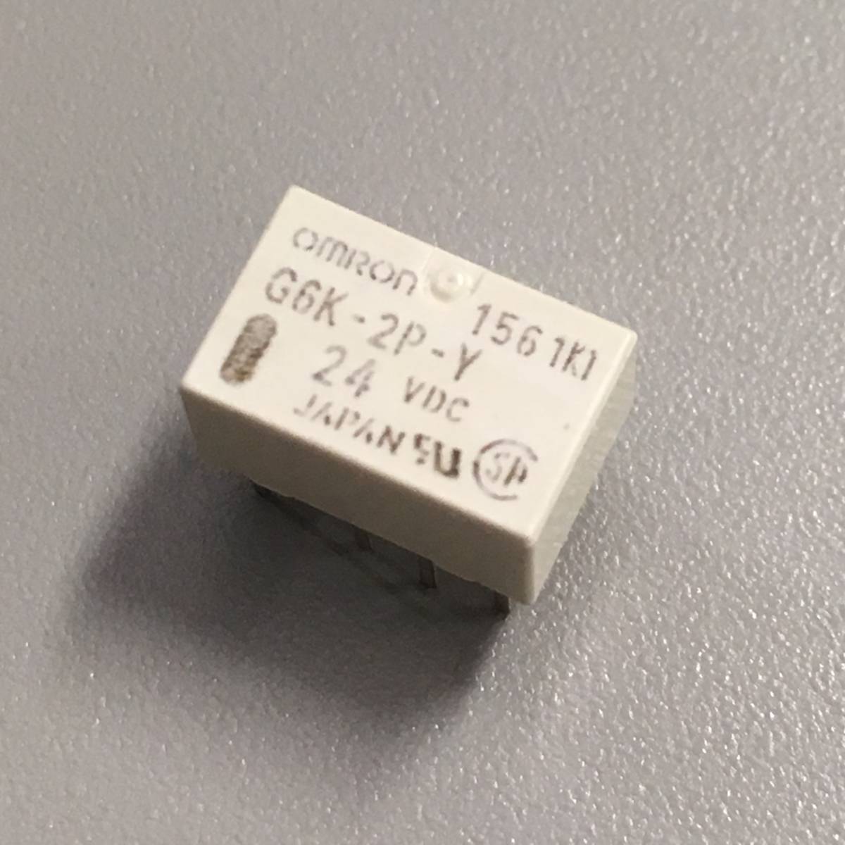 PayPayフリマ｜オムロンOMRON 超小型信号用リレー G6K-2P-Y 24VDC 基板実装 10個セット