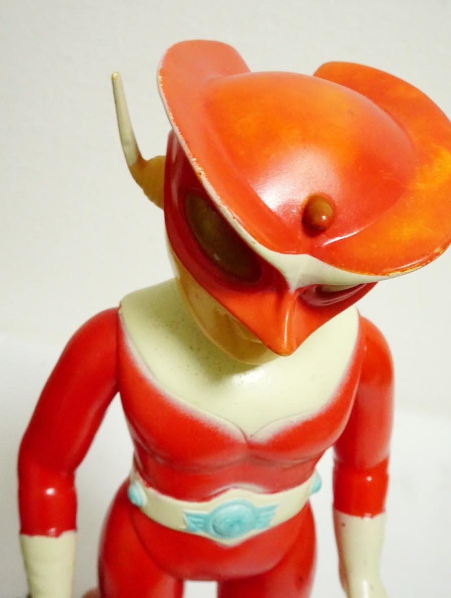 ヤフオク! - 当時物 ブルマァク レッドマン 高さ28cm ソフビ...