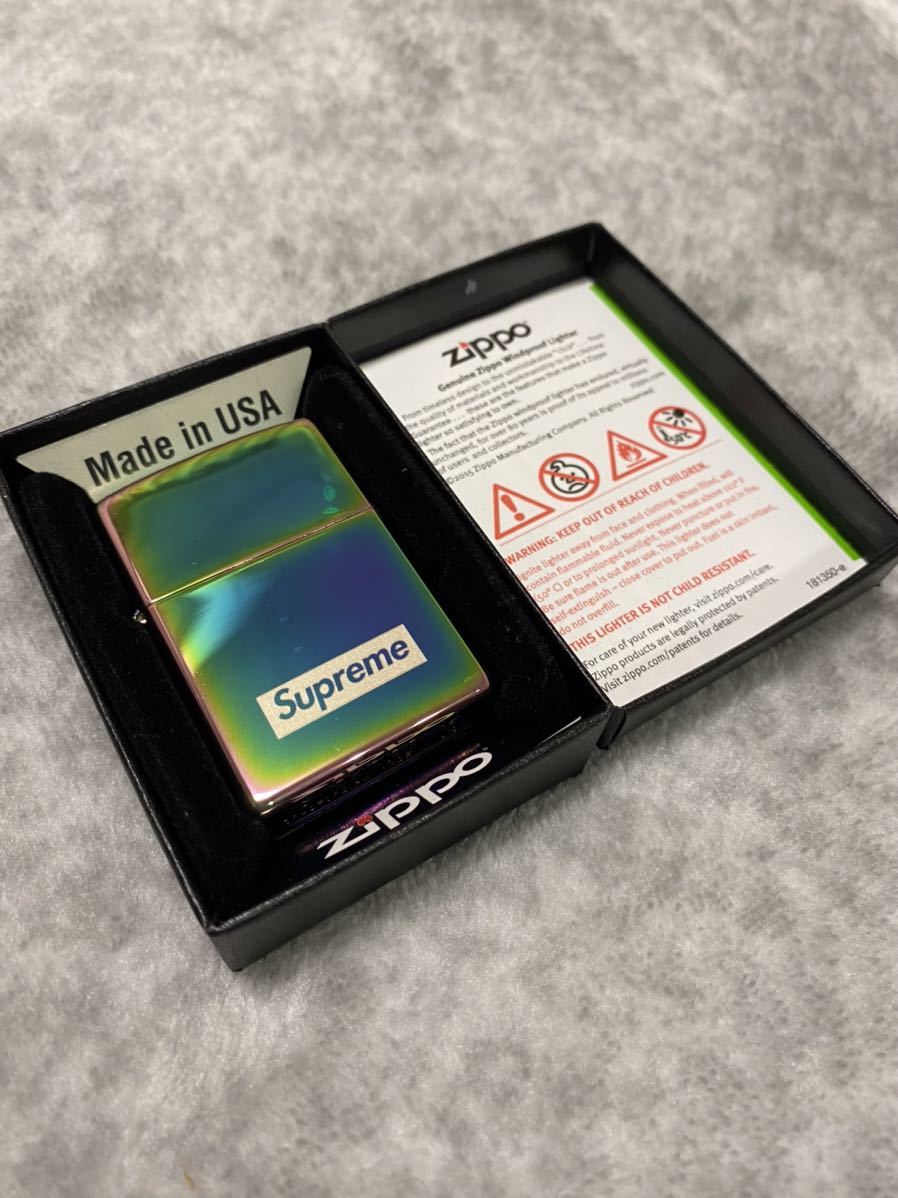 16AW Supreme Spectrum Iridescent Zippo 新品 未使用 シュプリーム