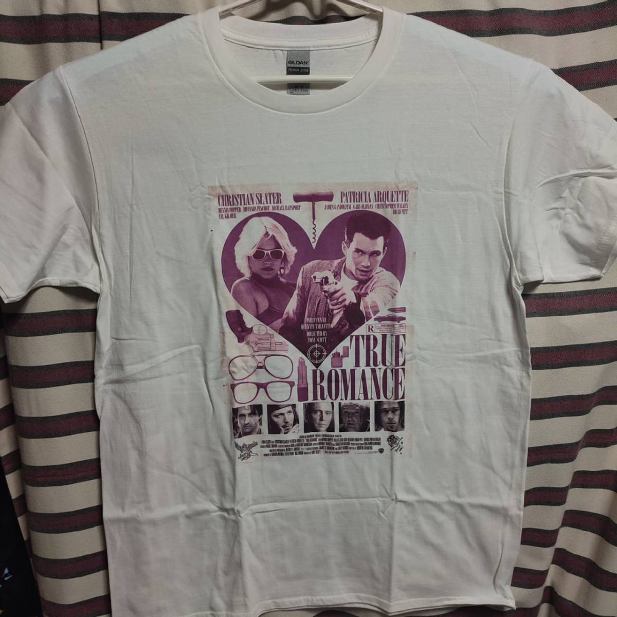 送料無料 新品 映画『トゥルー・ロマンス』True Romance Tシャツ 送料無料 新品 映画『トゥルー・ロマンス』True Romance Tシャツ