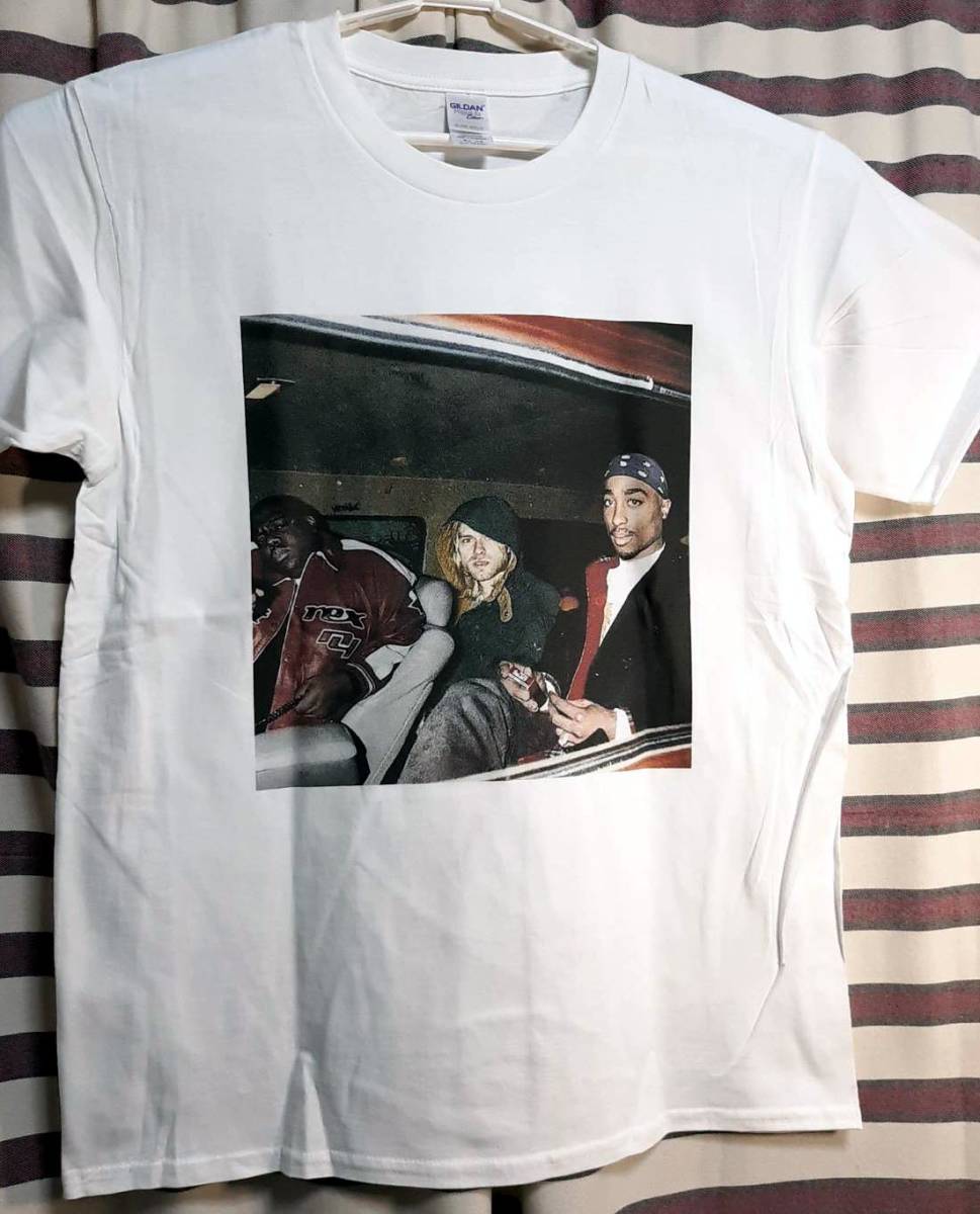 カートコバーン ニルヴァーナ バンドTシャツ 2パック トゥーパック 新品/送料無料◇　2Pac Kurt Cobain NIRVANA The  Notorious B.I.G