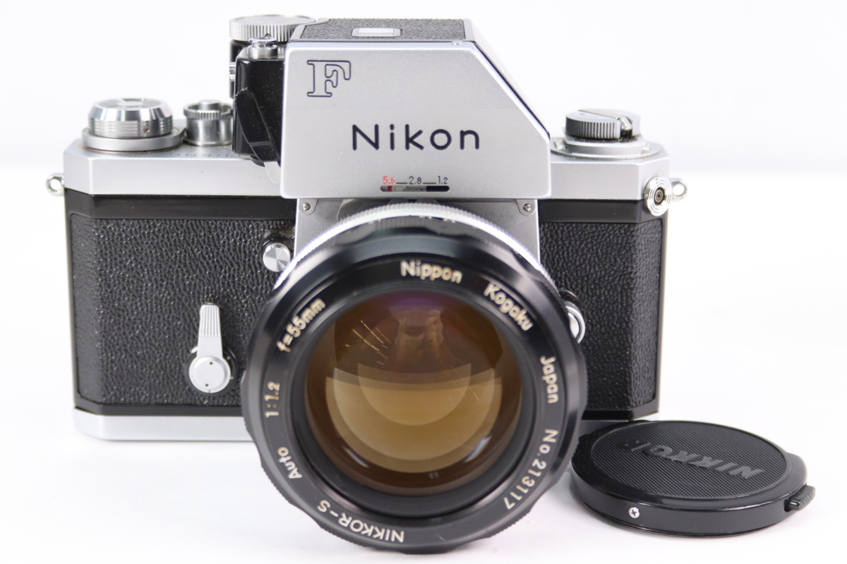 NIKON ニコン F フォトミックFTN NIKKOR-S AUTO 55mm F1.2 単焦点レンズ 一眼レフ フィルムカメラ 25587-F_画像1