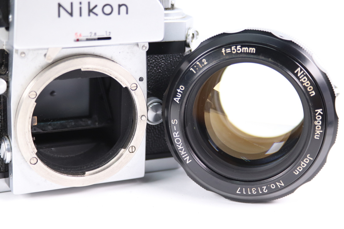NIKON ニコン F フォトミックFTN NIKKOR-S AUTO 55mm F1.2 単焦点レンズ 一眼レフ フィルムカメラ 25587-F_画像9