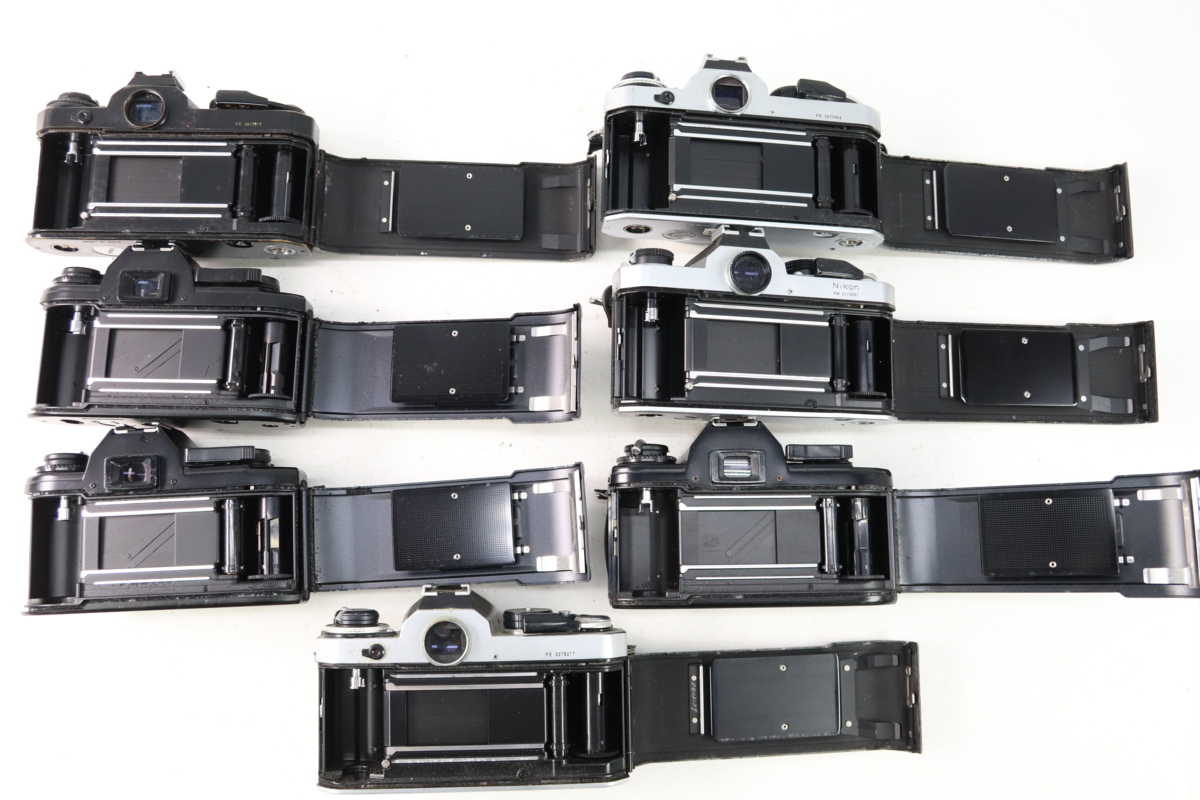 23点】NIKON ニコン フィルムカメラ 一眼レフ ボディ まとめ売り FG/FG-20/FM/FE/EM 等 11359-Y フィルムカメラ Nikon FG 本体