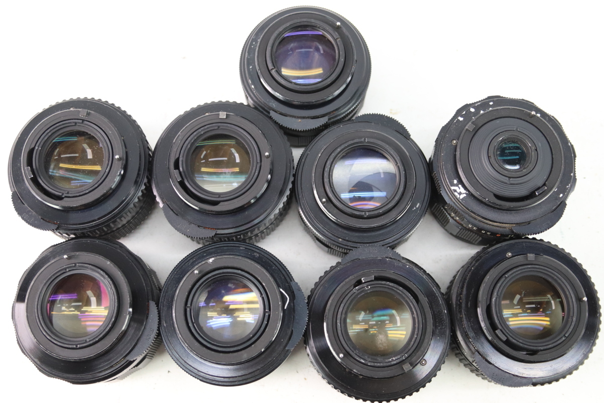 【新品未開封】 【35点】PENTAX ペンタックス 単焦点 レンズ まとめ売り 一眼レフ Super-Takumar F1.8 55mm/SMC TAKUMAR F1.4 50mm 等 11392-Y