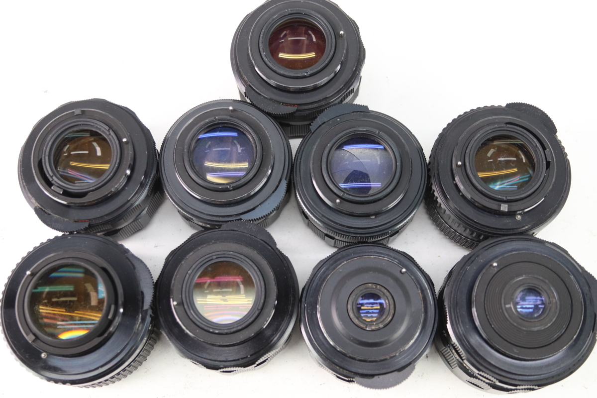 【新品未開封】 【35点】PENTAX ペンタックス 単焦点 レンズ まとめ売り 一眼レフ Super-Takumar F1.8 55mm/SMC TAKUMAR F1.4 50mm 等 11392-Y