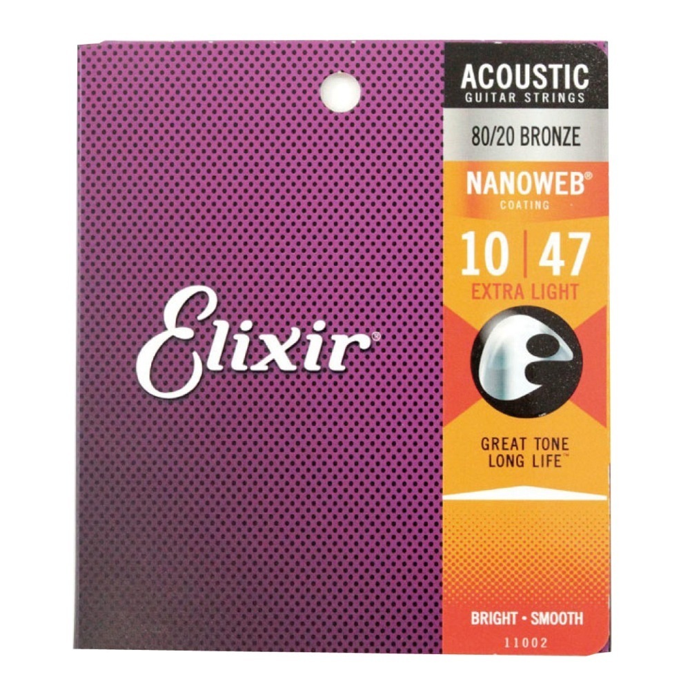 卸し売り購入 s273 アコースティックギター弦 10-47×12SET EX.LIGHT NANOWEB ACOUSTIC 11002 ELIXIR  - エリクサー - labelians.fr