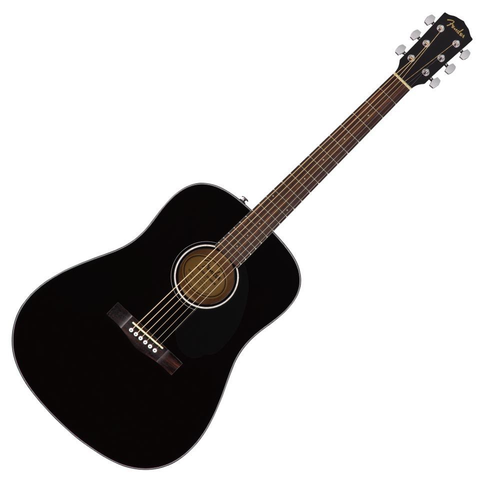149892 Fender CD-60S Dreadnought Walnut Fingerboard Black アコースティックギター