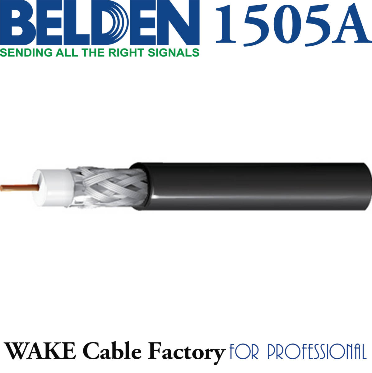 世界最速級 BELDEN1505A BNC-RCA変換デジタルケーブル50cm 高解像度/高