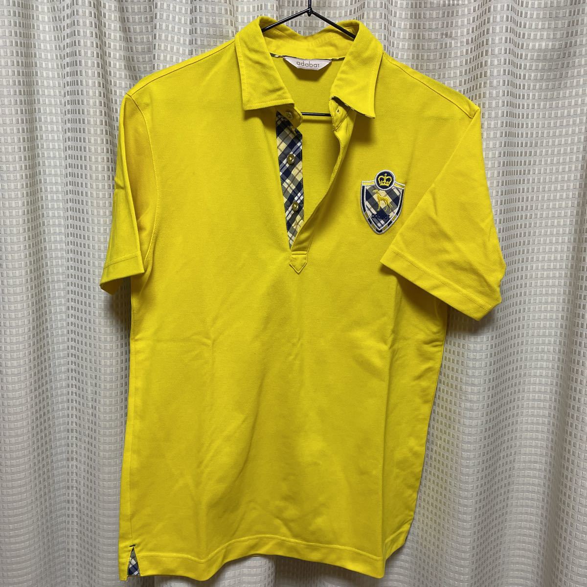 adabat Golf одежда рубашка-поло с коротким рукавом мужской желтый 