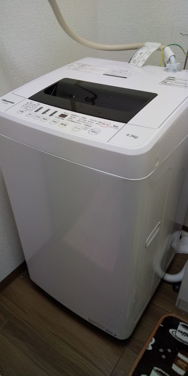 SALE／60%OFF】 30日迄 18年製 Hisense 4.5kg 洗濯機J137