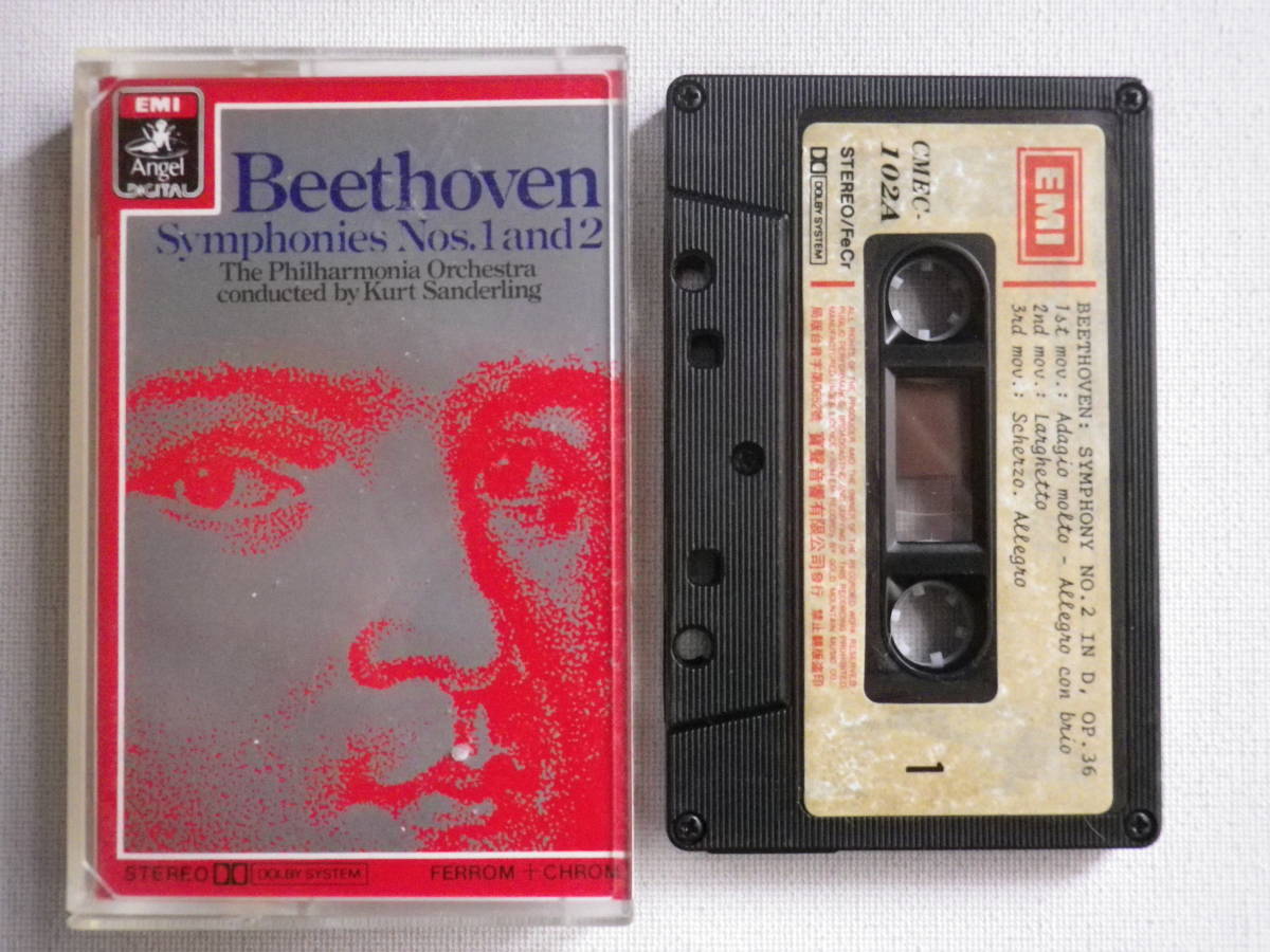 ◆カセット◆ベートーヴェン Beethoven Symphonies Nos.1 and 2　輸入版　中古カセットテープ多数出品中！