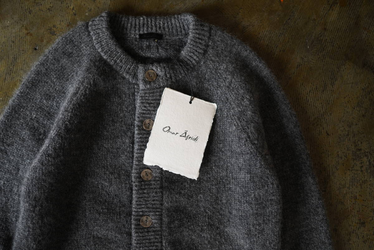 21AW NUBE CARDIGAN モヘヤニットカーディガン / Omar Afridi(オマール