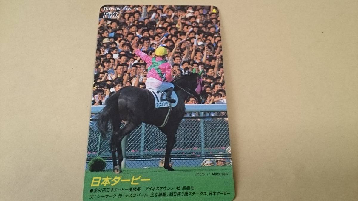 アイネスフウジン【57回日本ダービー・中野コール】BKHY 新品　_画像1