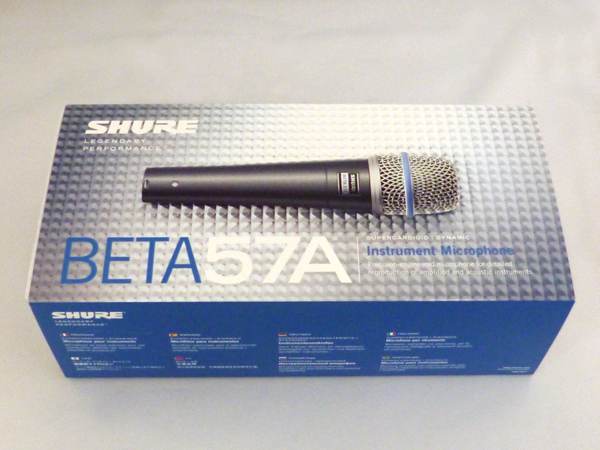 【SHURE】シュアー 楽器用ダイナミックマイクロホン BETA 57A 動作OK 中古美品【USED】_画像7