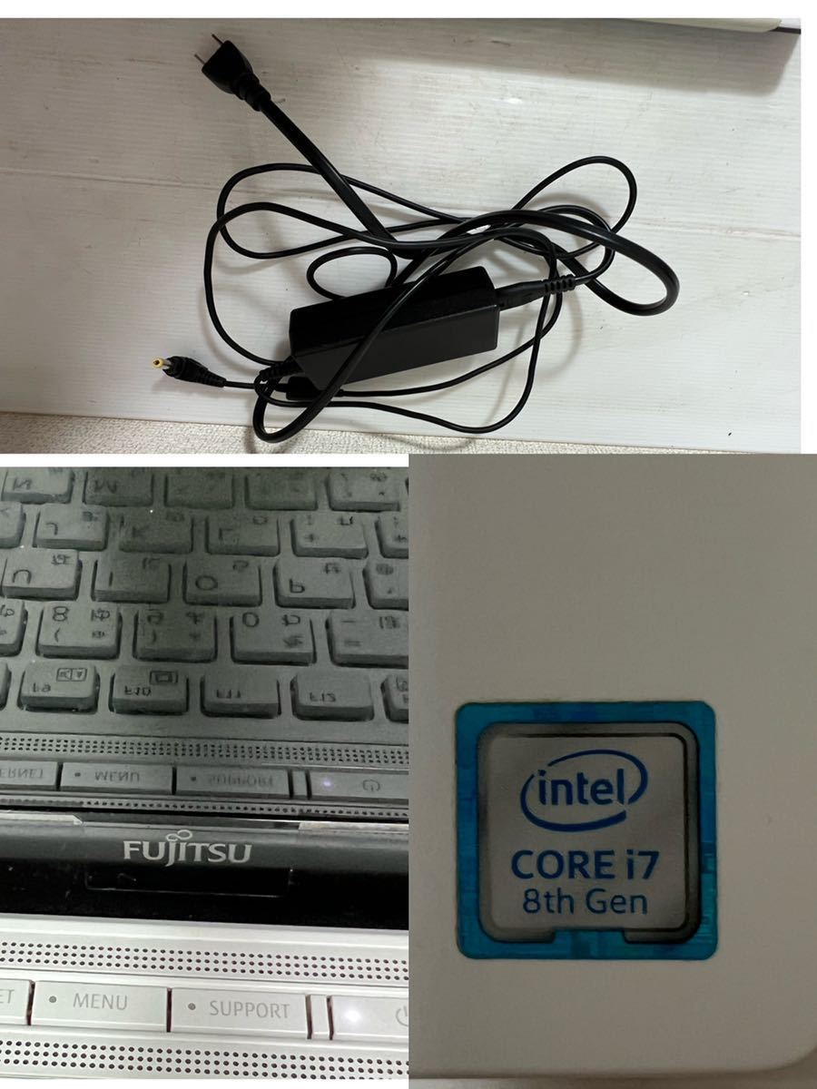 FUJITSU 富士通 LIFEBOOK AH50/D3 FMVA50D3WP Core i7 第8th Gen 4GB
