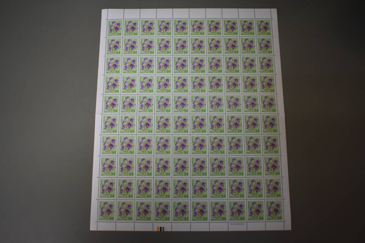 日本の古切手　スミレ　12枚
