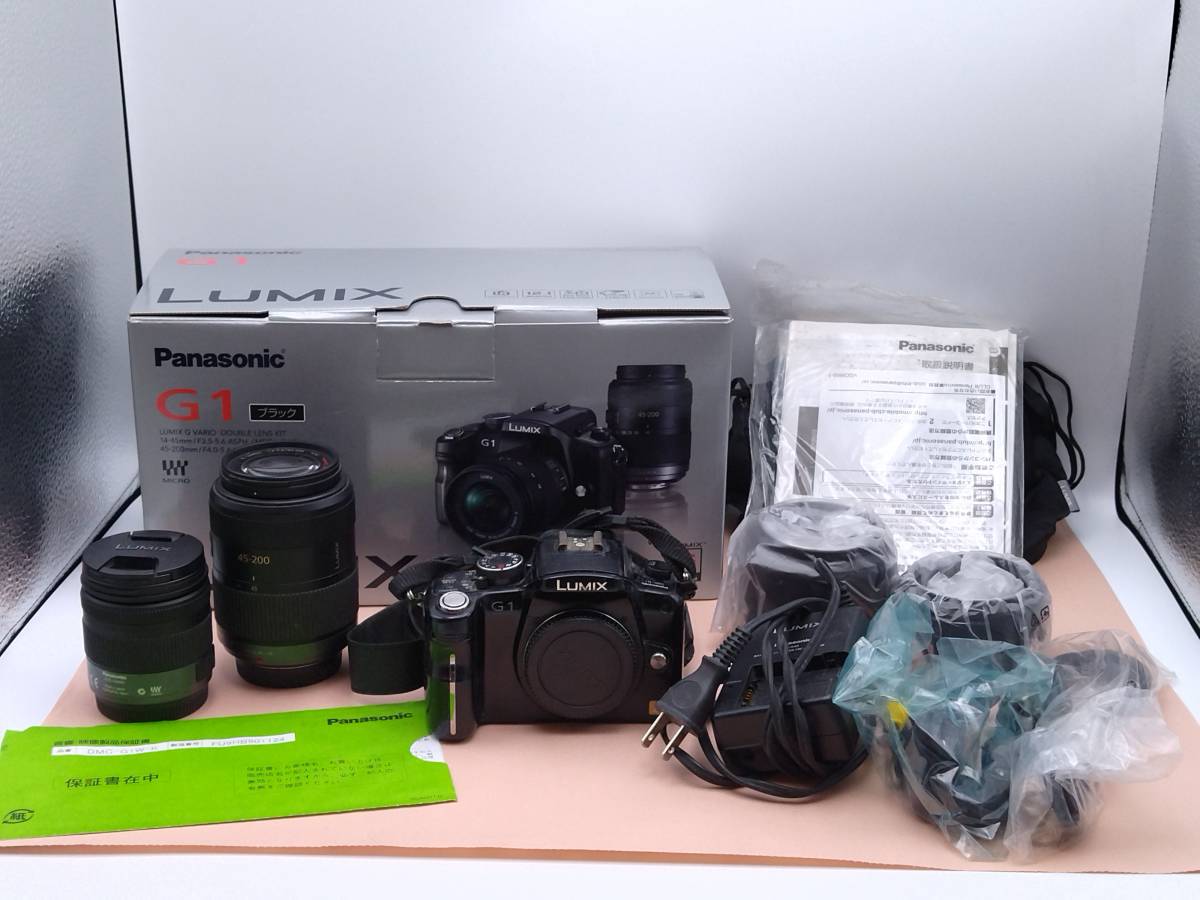サマーセール35%オフ ☆panasonic LUMIX G1 14-45 45-200 ダブルレンズ