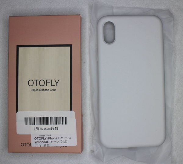 14 00561 ☆ OTOFLY iPhoneX /XSケース 5.8インチ用 約145×73mm ホワイト Iphoneケース スマホケース【USED品】_画像1