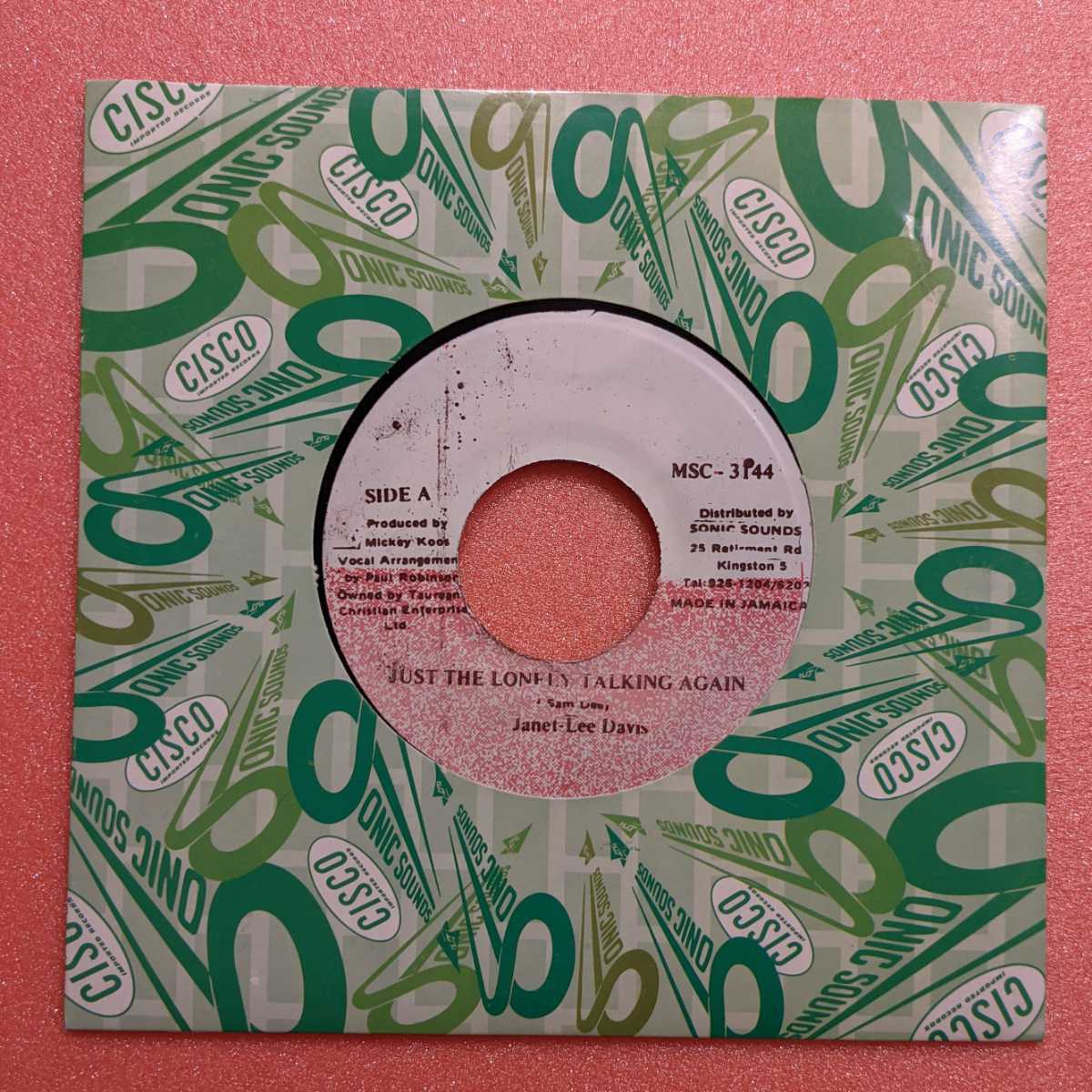 7 JANET LEE DAVIS JUST THE LONELY TALKING AGAIN VERSION SLY HANDEL