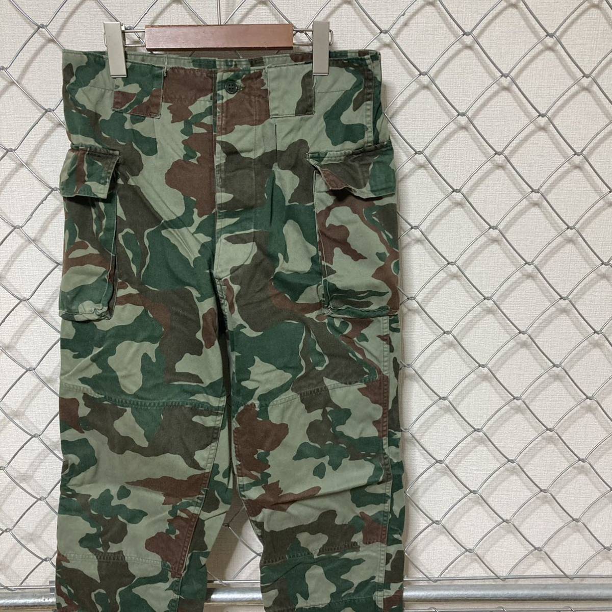  Defense Agency also settled collection . Ground Self-Defense Force old camouflage bear . pattern work clothes trousers pants 