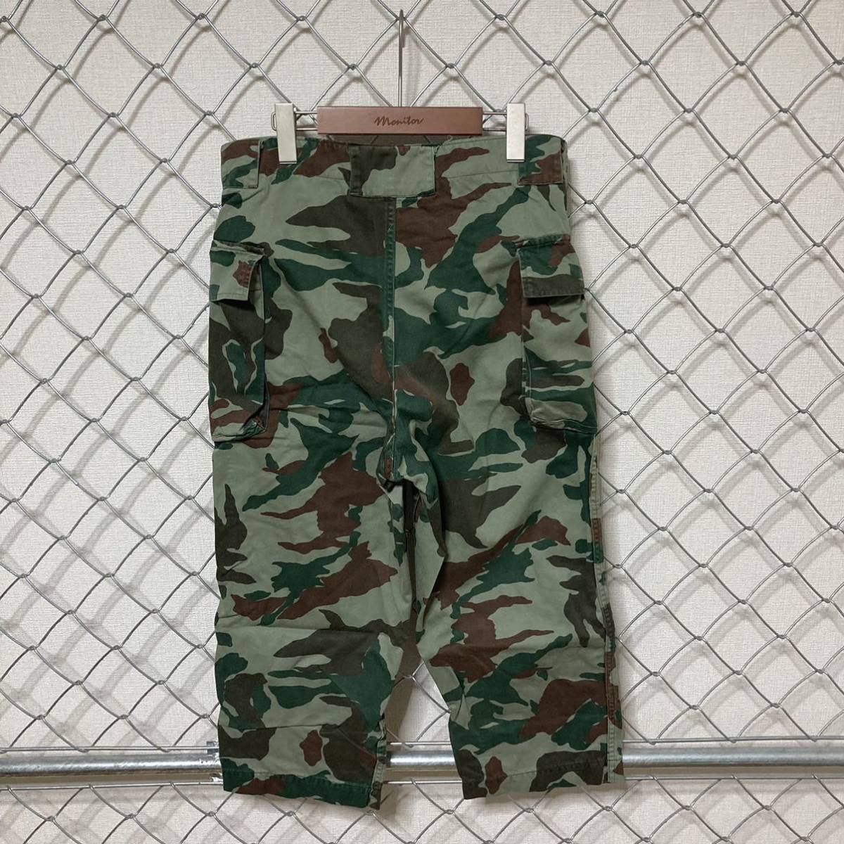  Defense Agency also settled collection . Ground Self-Defense Force old camouflage bear . pattern work clothes trousers pants 