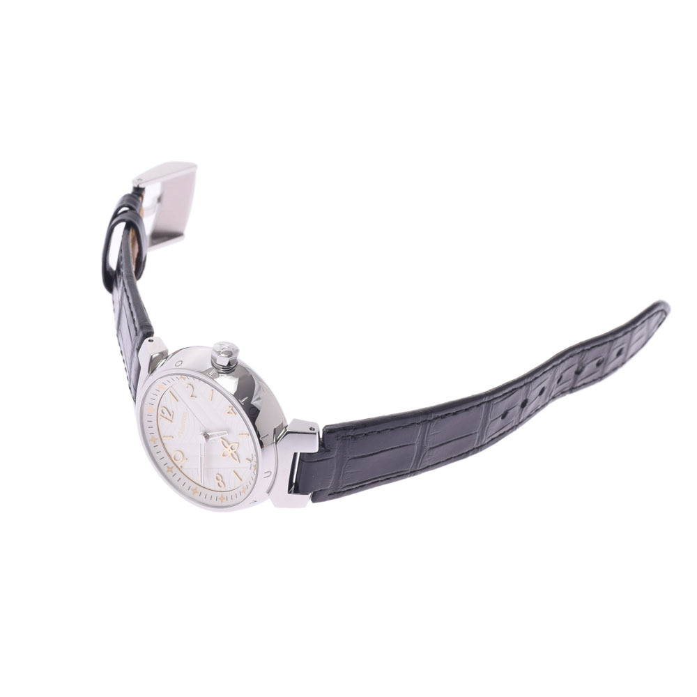 大人気新品 白文字盤 クオーツ 腕時計 SS/革 ボーイズ QA092