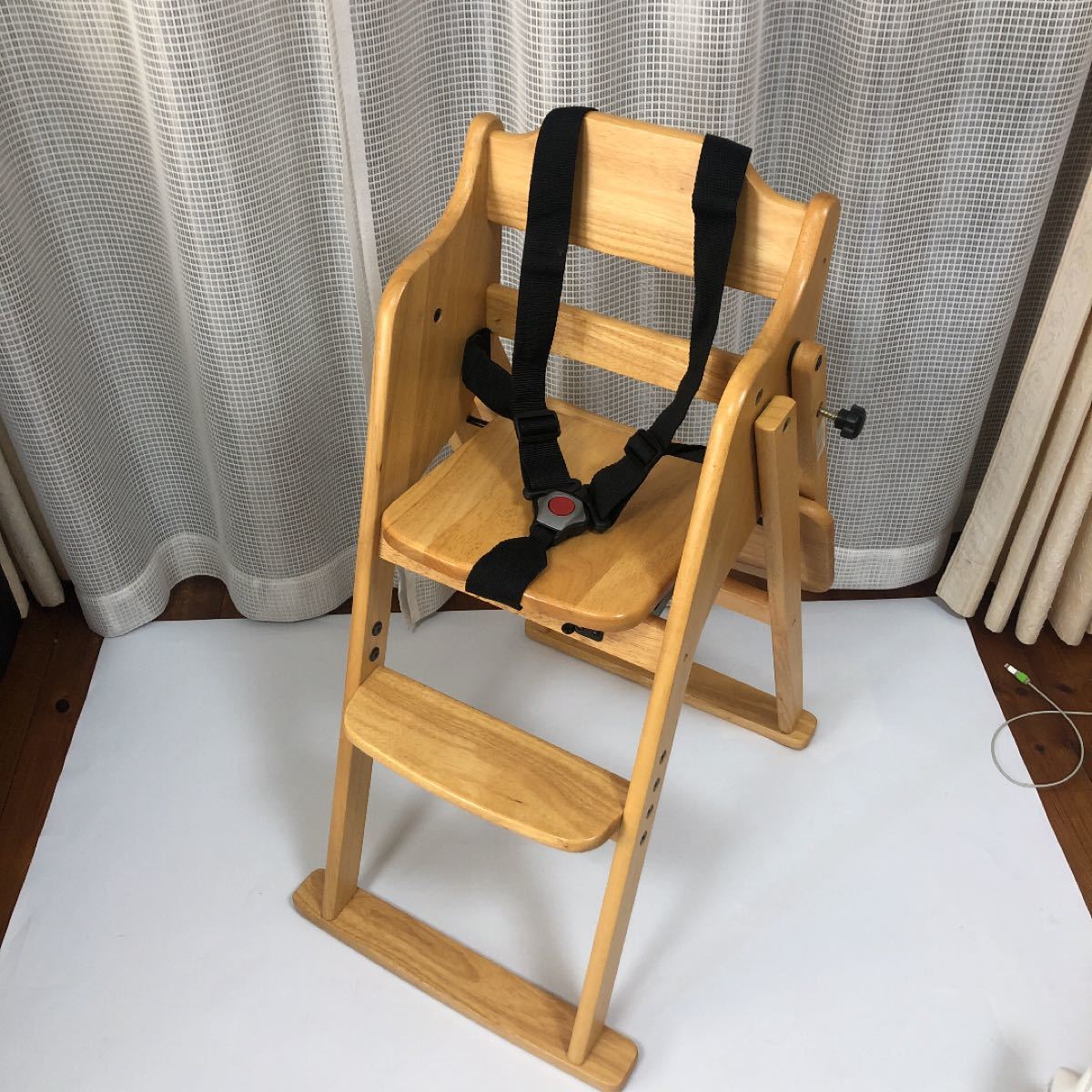 大和屋 ステラ木製ワンタッチハイチェア-N 折り畳み椅子 大和屋 ステラ木製ワンタッチハイチェア-N 折り畳み椅子