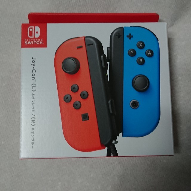 純正品　Switch ジョイコン　ネオンブルー