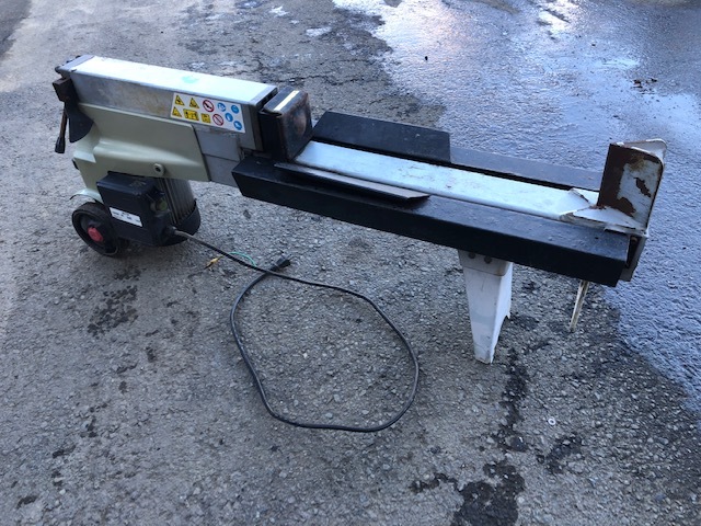 宮城県発 メーカー不明 電動薪割り機 100V仕様 動作OK  売切!!