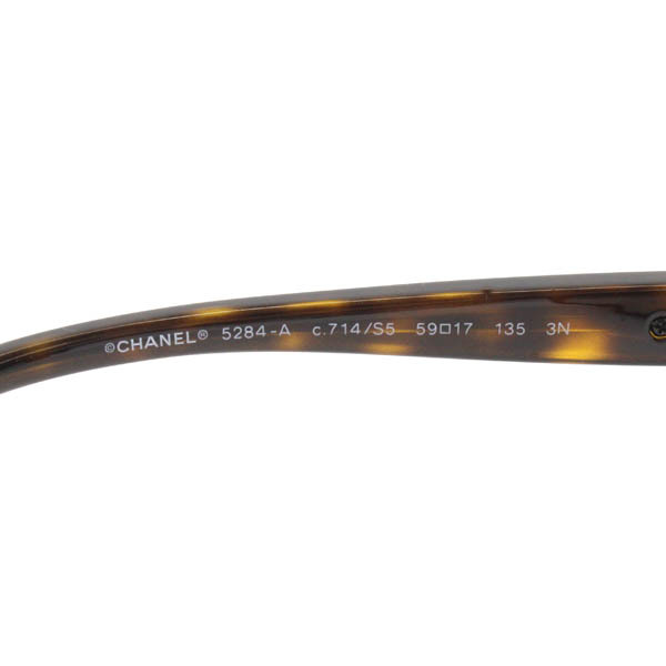 CHANEL/シャネル 5284-A c.714/S5 サングラス ココマーク べっ甲調
