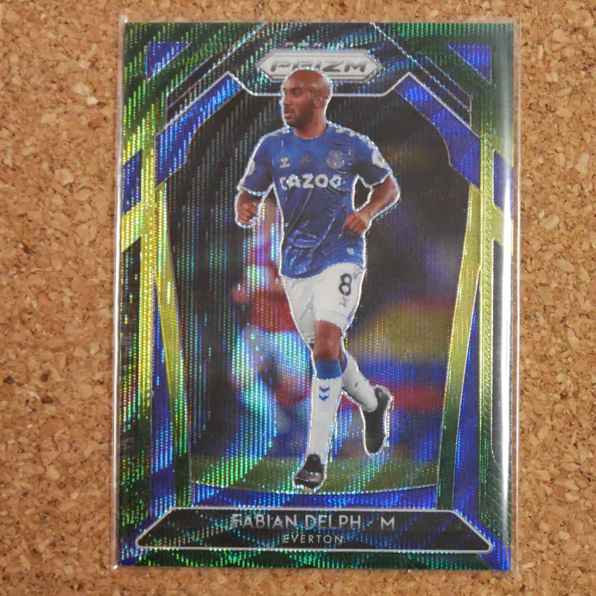 panini prizm soccer Fabian Delph パニーニプリズムサッカー ファビアンデルフ エヴァートン イングランド wave_画像1