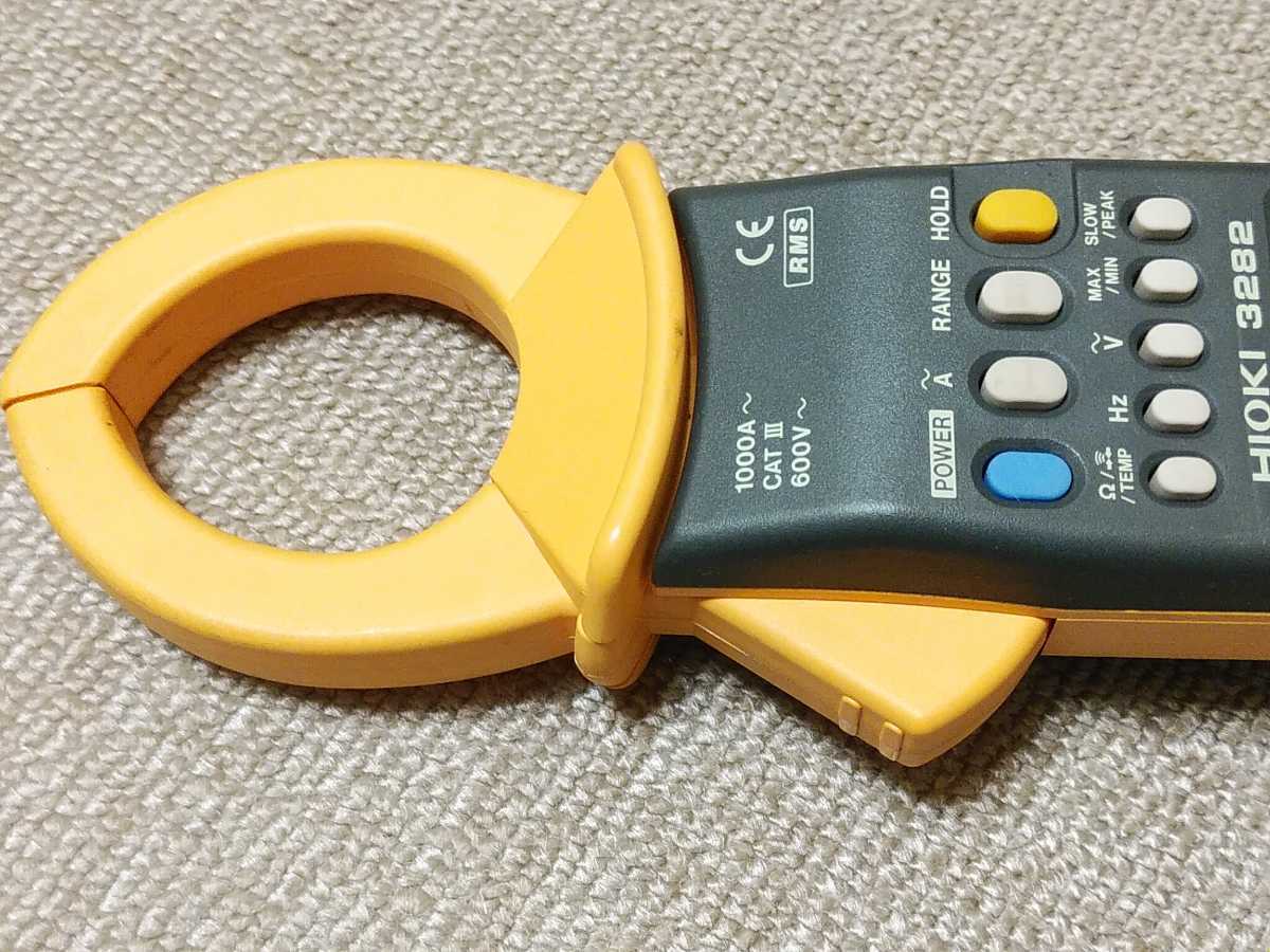 ルカリ 日置 Hioki 3282 クランプメーター テスター 温度プローブ付き