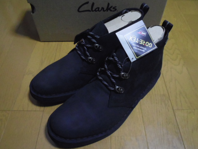 Clarks クラークス デザートブーツ ２ Desert Bt2 GTX ゴアテックス ブラック ヌバック 黒 UK8 新品_画像1